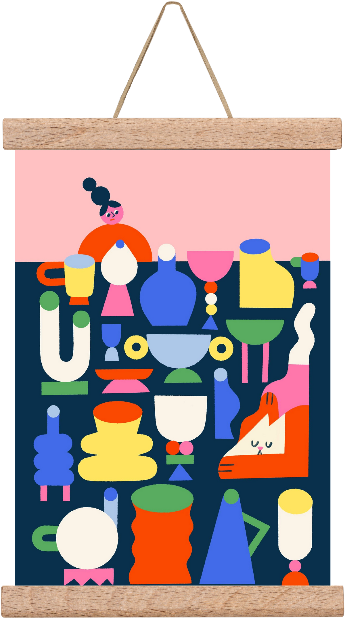 Hide and Seek, 20x30 cm (20x30 cm), Tölgy akasztó