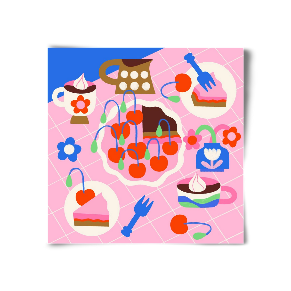 Cherry Pie, 30x30 cm, Keret nélkül