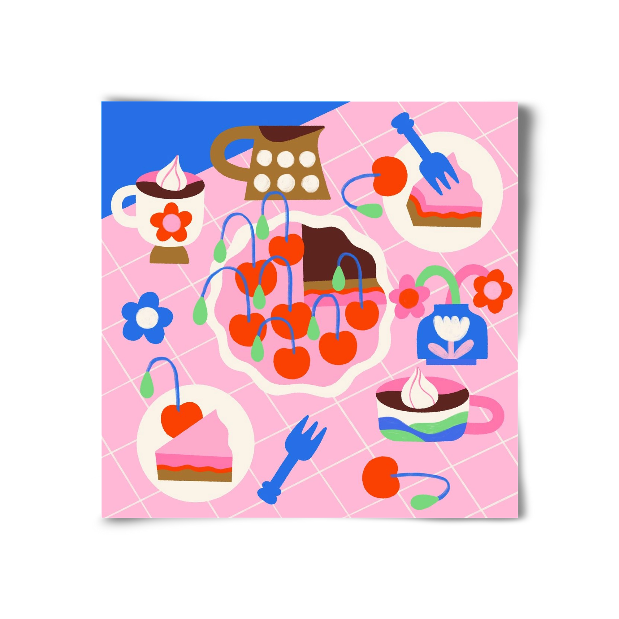 Cherry Pie, 30x30 cm, Keret nélkül