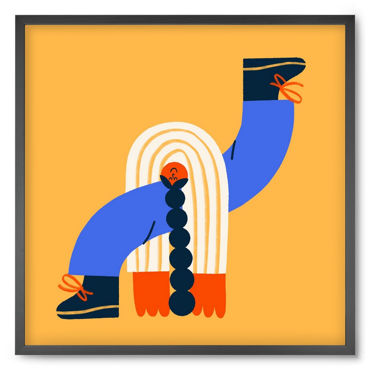 Let the Sunshine in, 50x50 cm (50x50 cm), Fekete keret