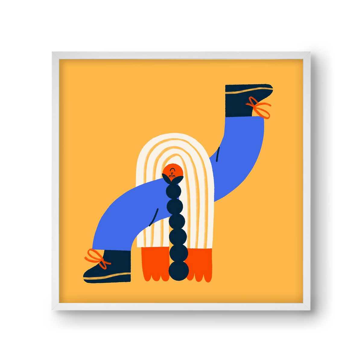 Let the Sunshine in, 30x30 cm (30x30 cm), Fehér keret