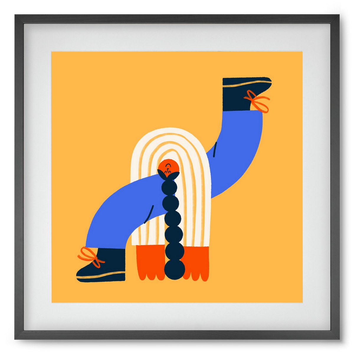 Let the Sunshine in, 50x50 cm (40x40 cm), Fekete keret, paszpartuval