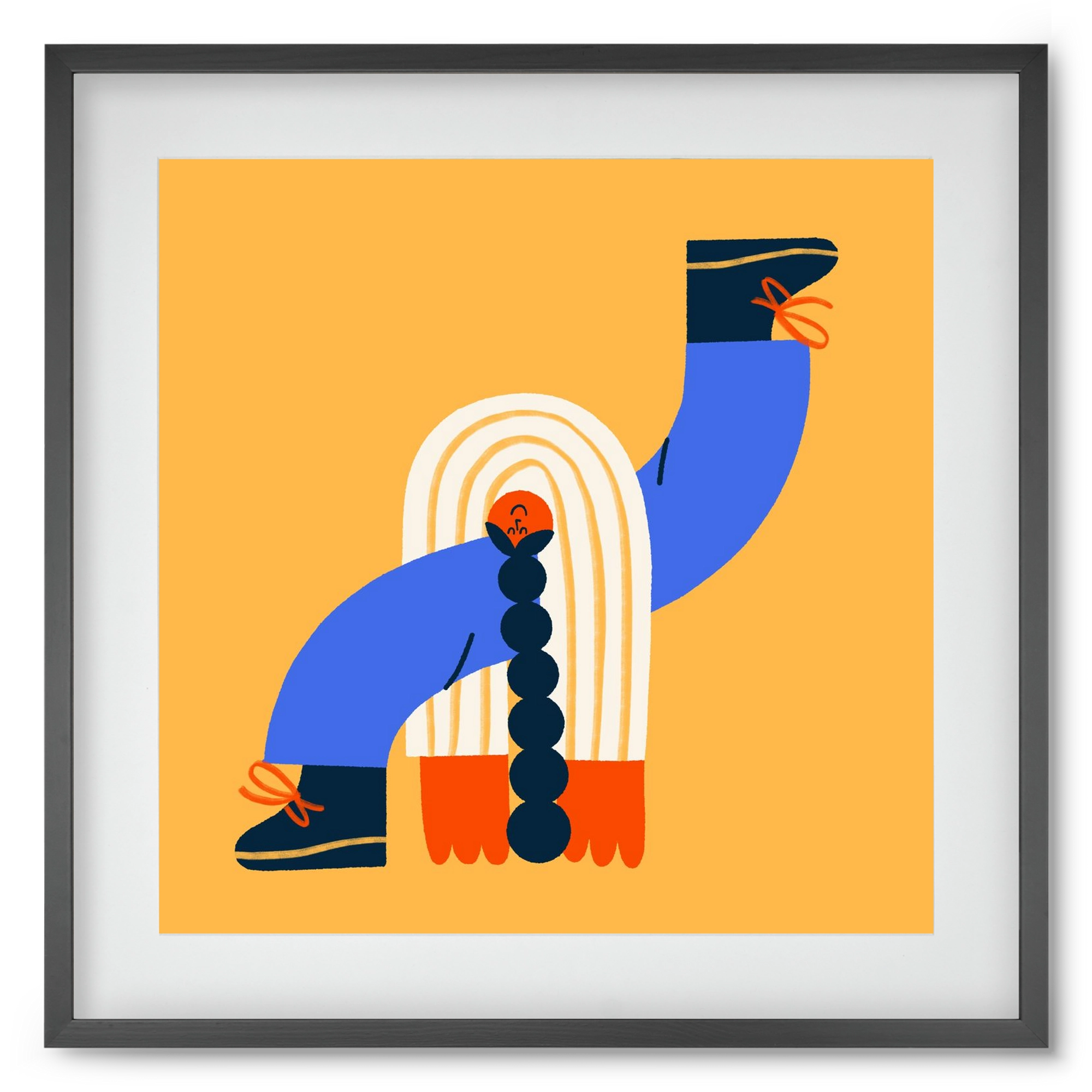 Let the Sunshine in, 50x50 cm (40x40 cm), Fekete keret, paszpartuval