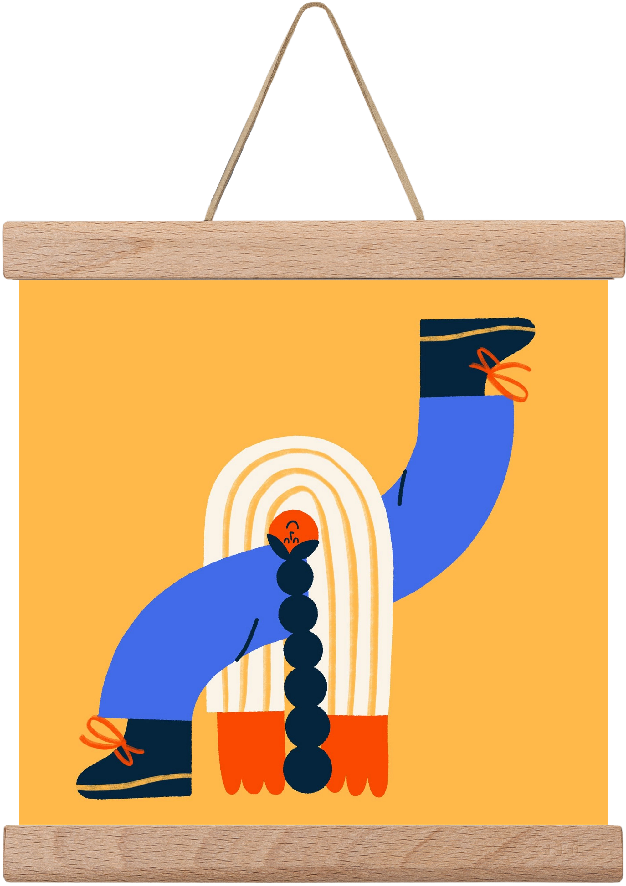 Let the Sunshine in, 20x20 cm (20x20 cm), Tölgy akasztó