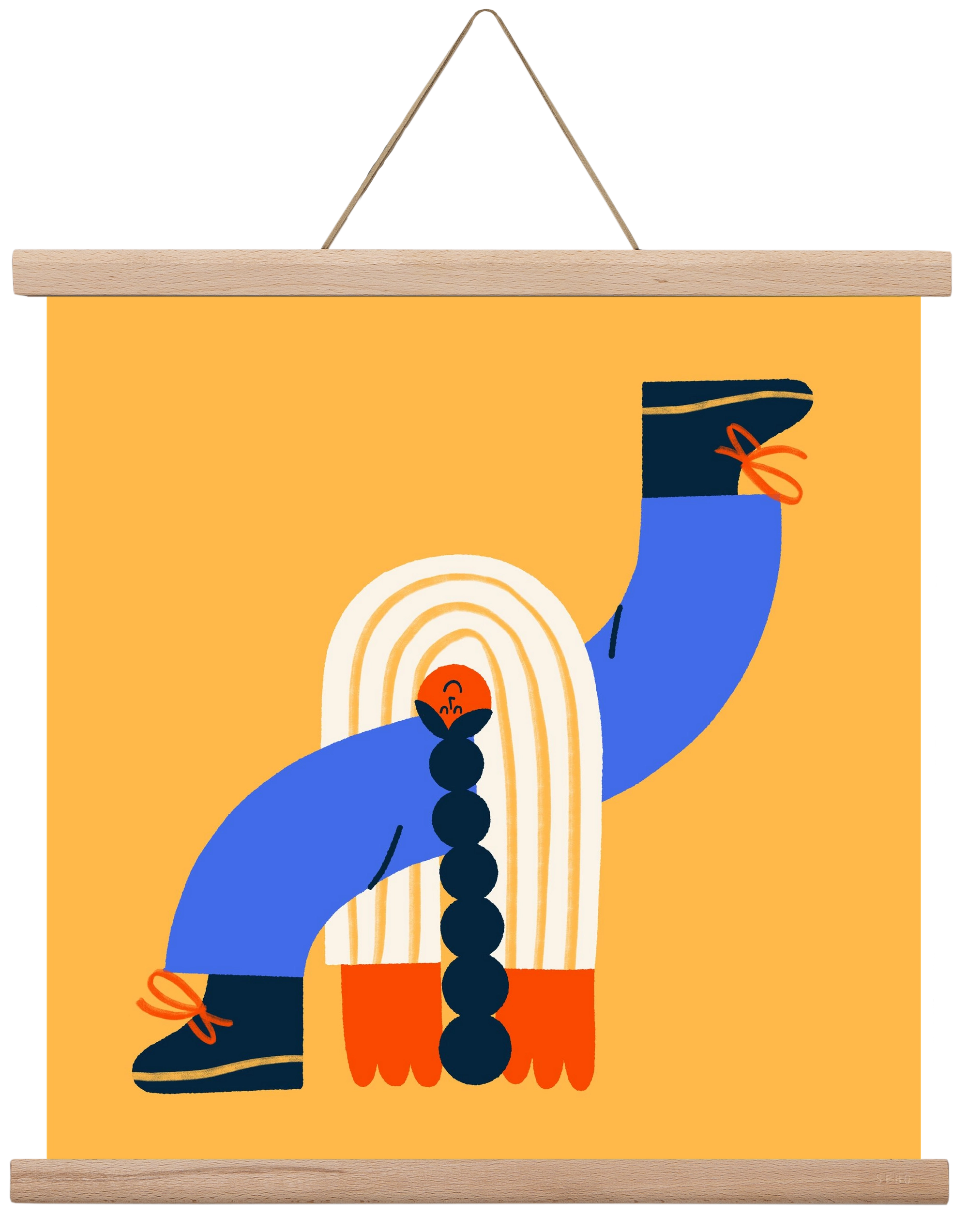 Let the Sunshine in, 40x40 cm (40x40 cm), Tölgy akasztó