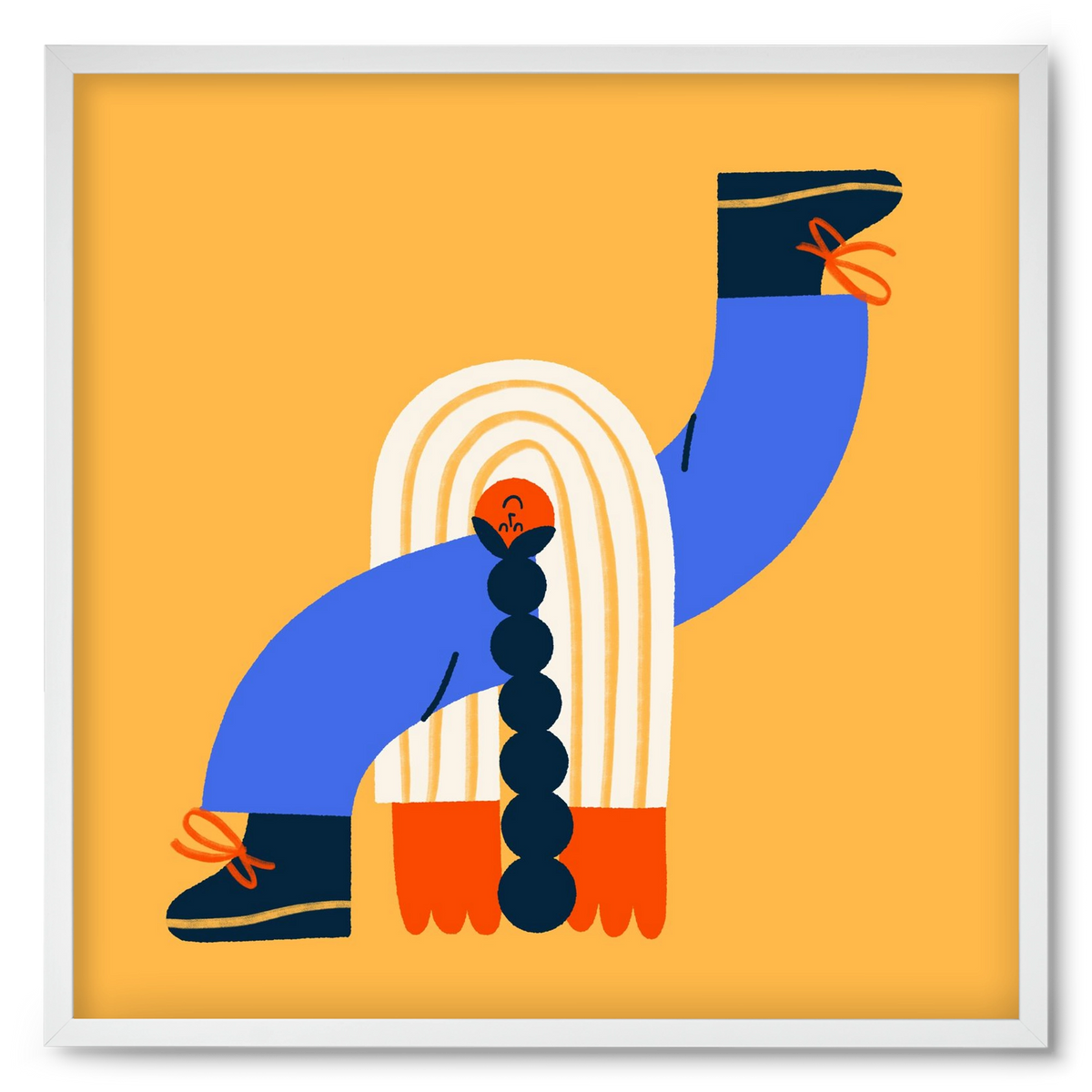 Let the Sunshine in, 50x50 cm (50x50 cm), Fehér keret