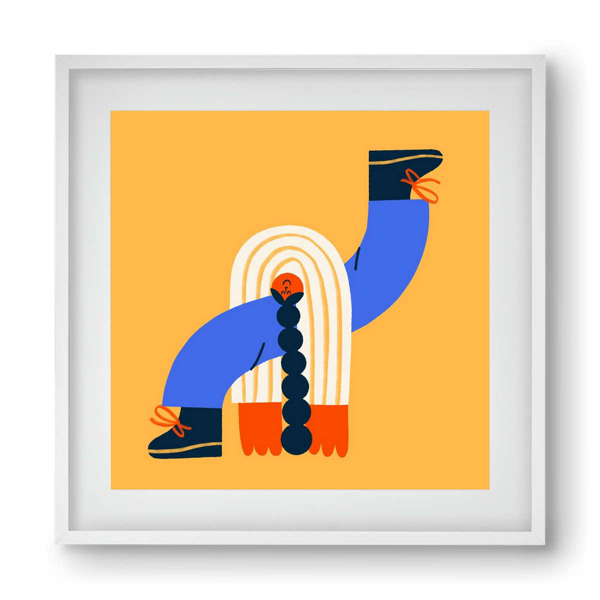 Let the Sunshine in, 40x40 cm (30x30 cm), Fehér keret, paszpartuval