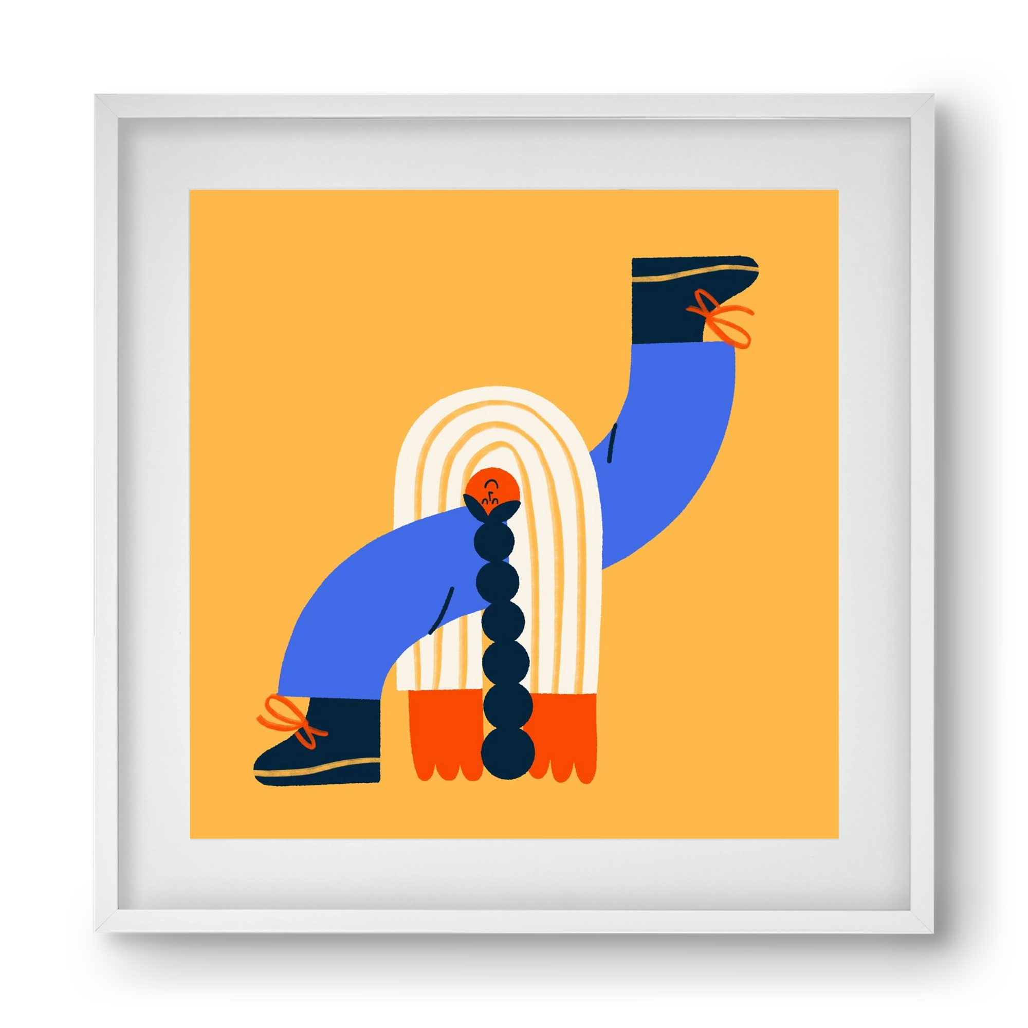 Let the Sunshine in, 40x40 cm (30x30 cm), Fehér keret, paszpartuval