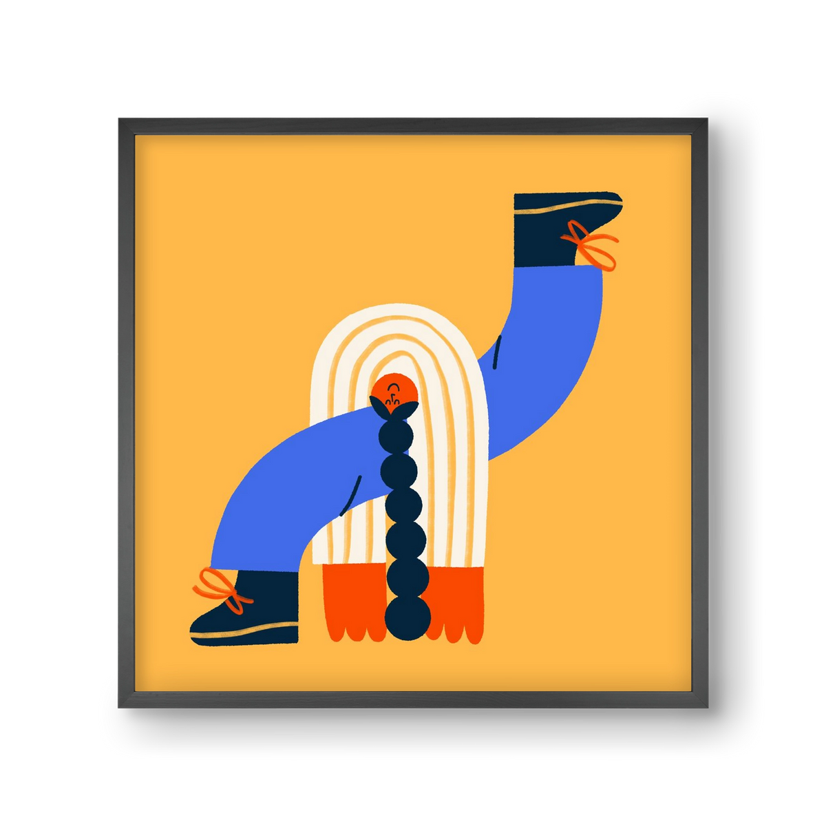 Let the Sunshine in, 30x30 cm (30x30 cm), Fekete keret