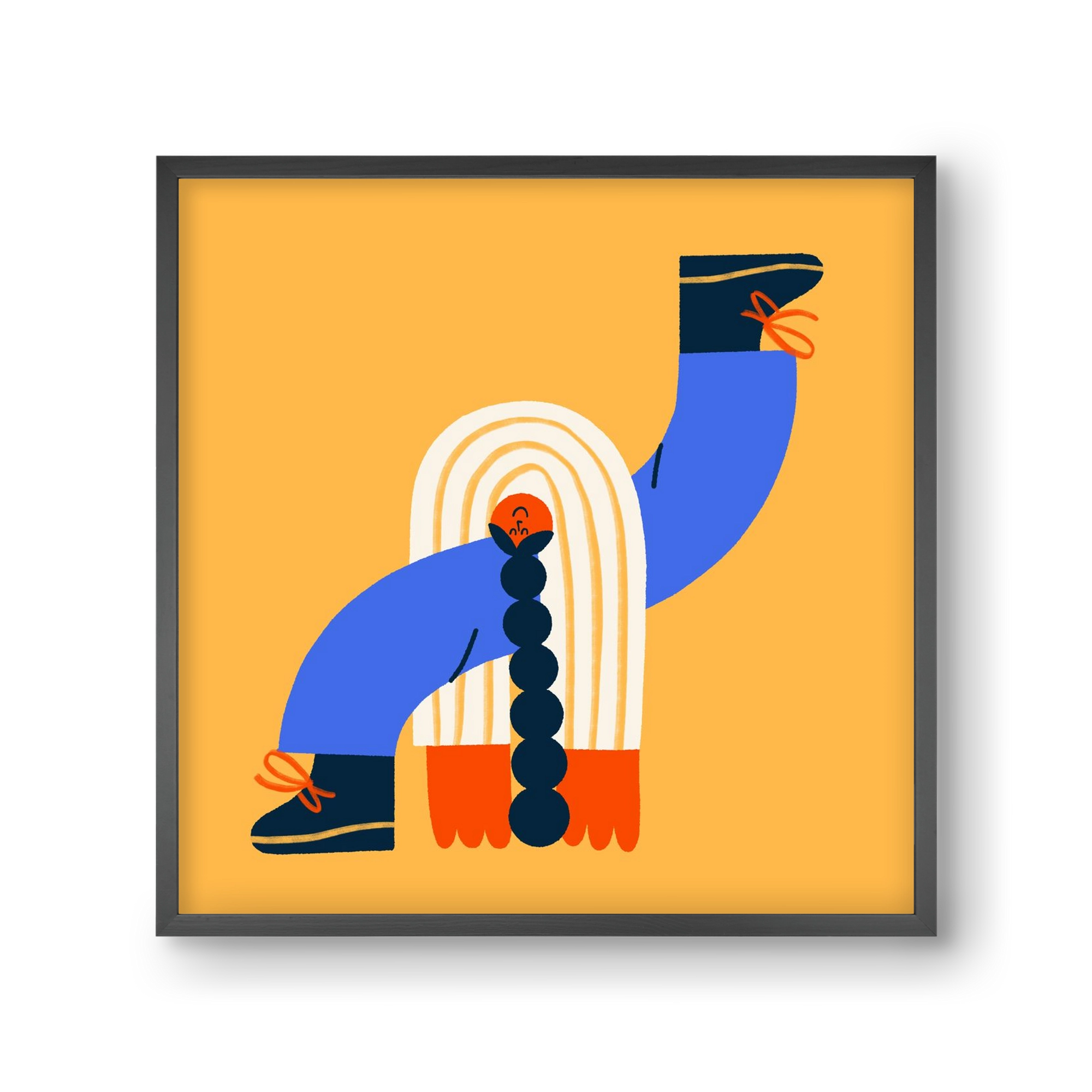 Let the Sunshine in, 30x30 cm (30x30 cm), Fekete keret