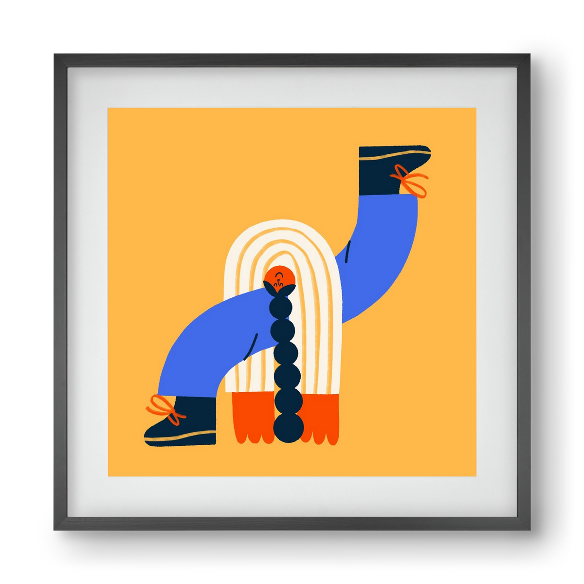 Let the Sunshine in, 40x40 cm (30x30 cm), Fekete keret, paszpartuval