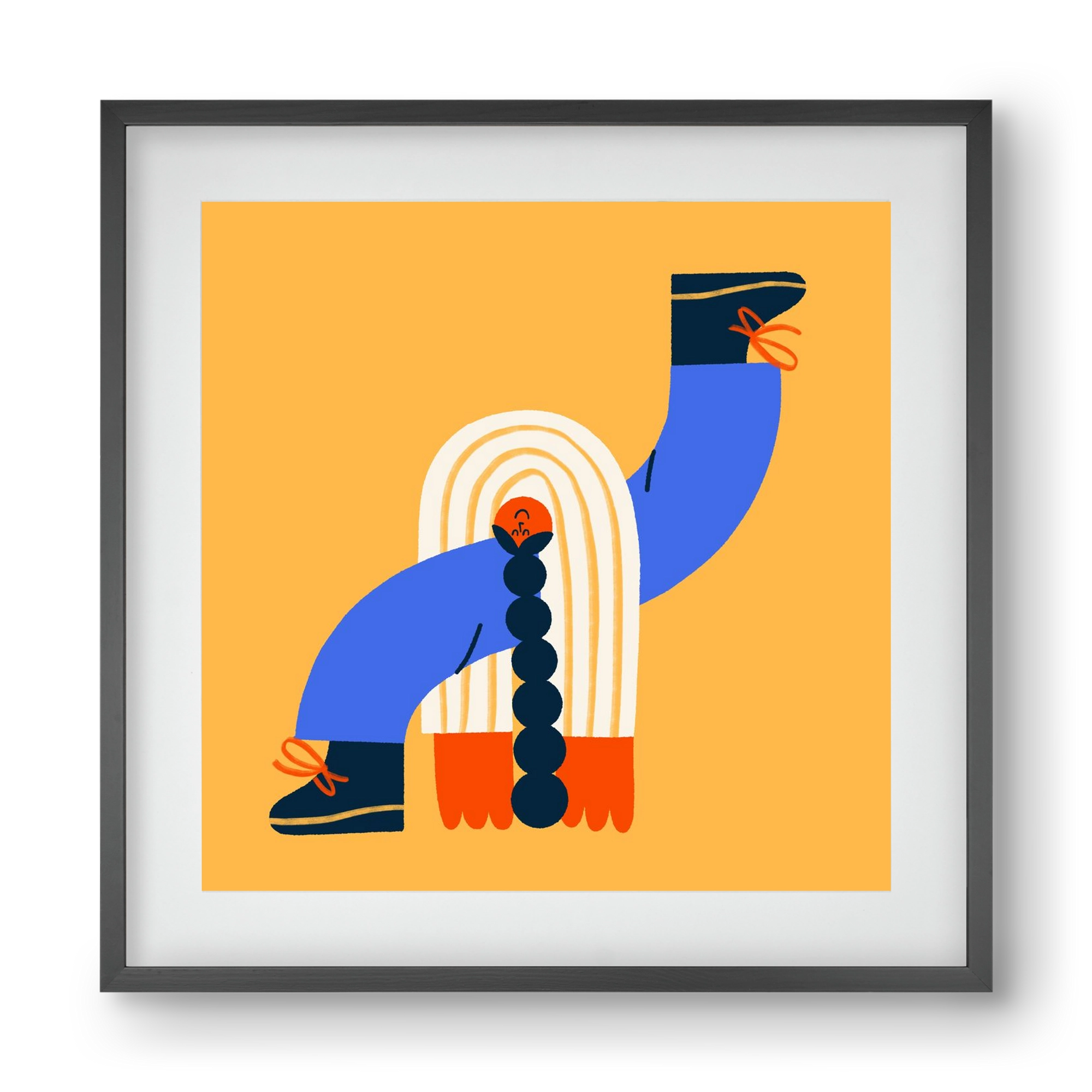 Let the Sunshine in, 40x40 cm (30x30 cm), Fekete keret, paszpartuval