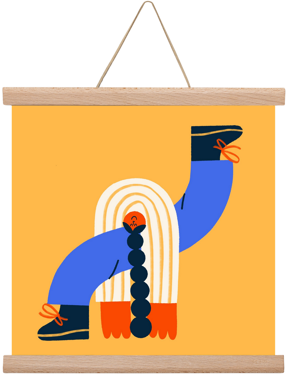 Let the Sunshine in, 30x30 cm (30x30 cm), Tölgy akasztó