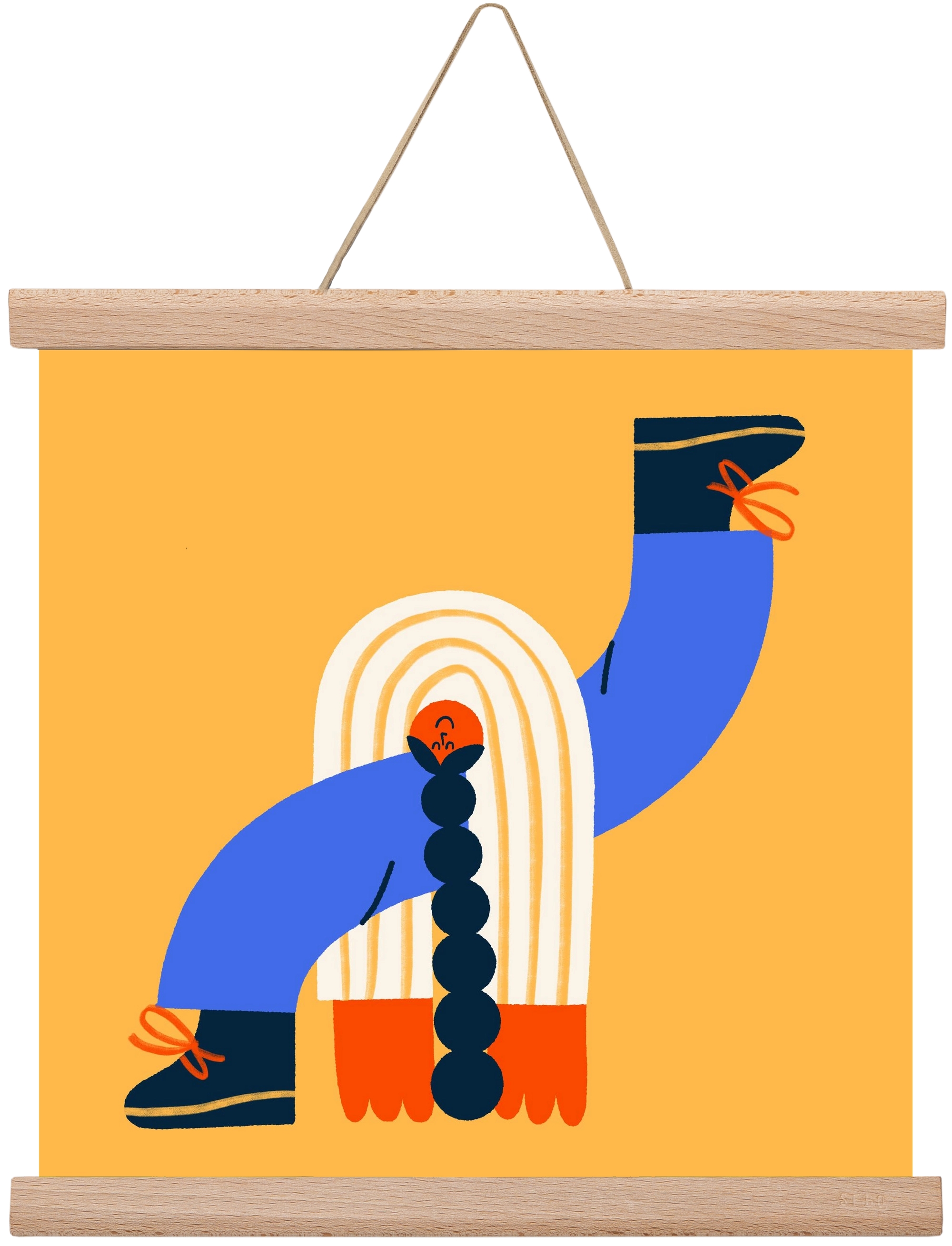 Let the Sunshine in, 30x30 cm (30x30 cm), Tölgy akasztó