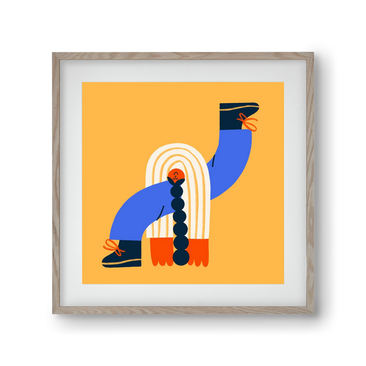 Let the Sunshine in, 30x30 cm (20x20 cm), Tölgy keret, paszpartuval