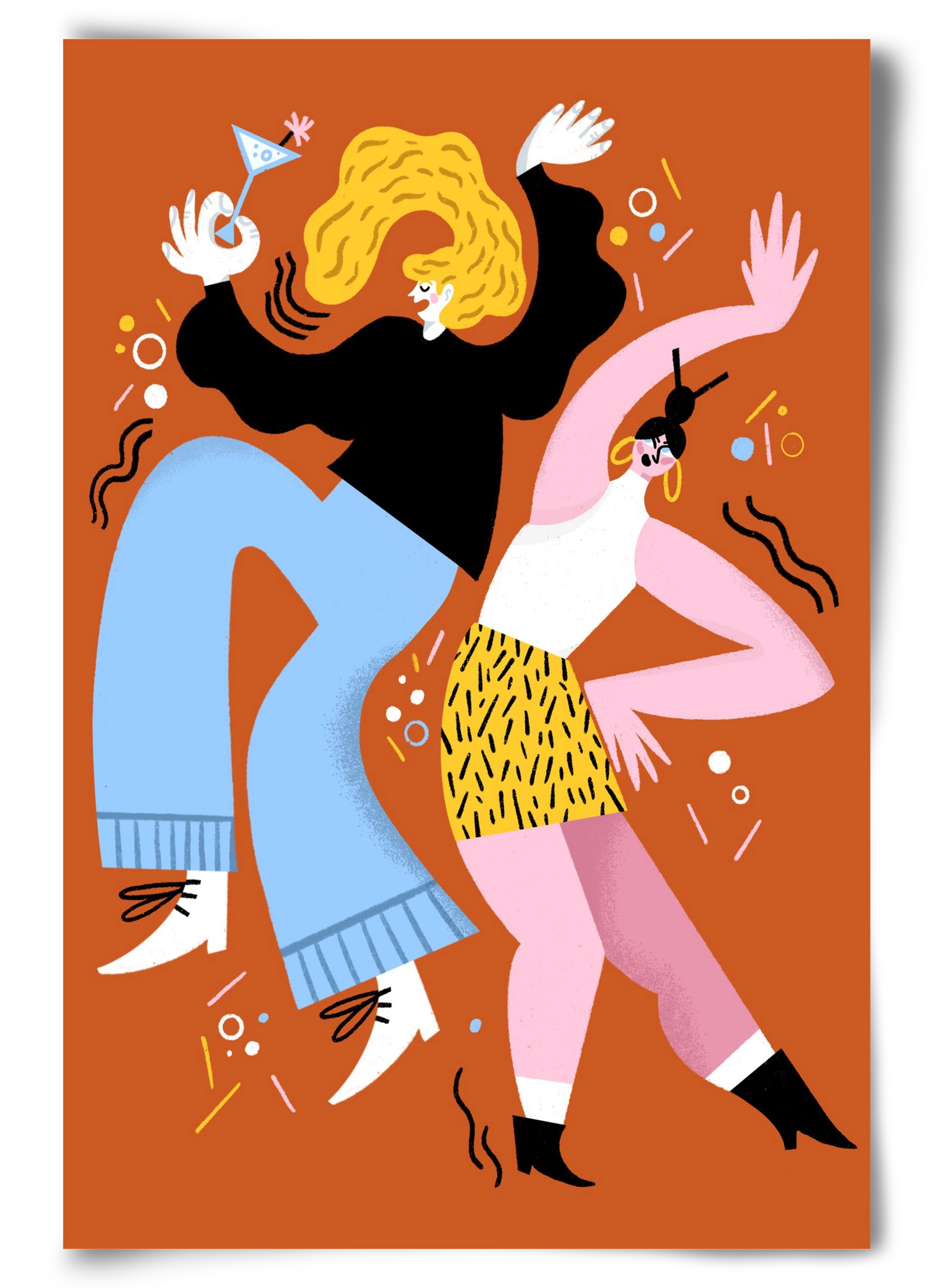 Dance, 60x90 cm, Keret nélkül