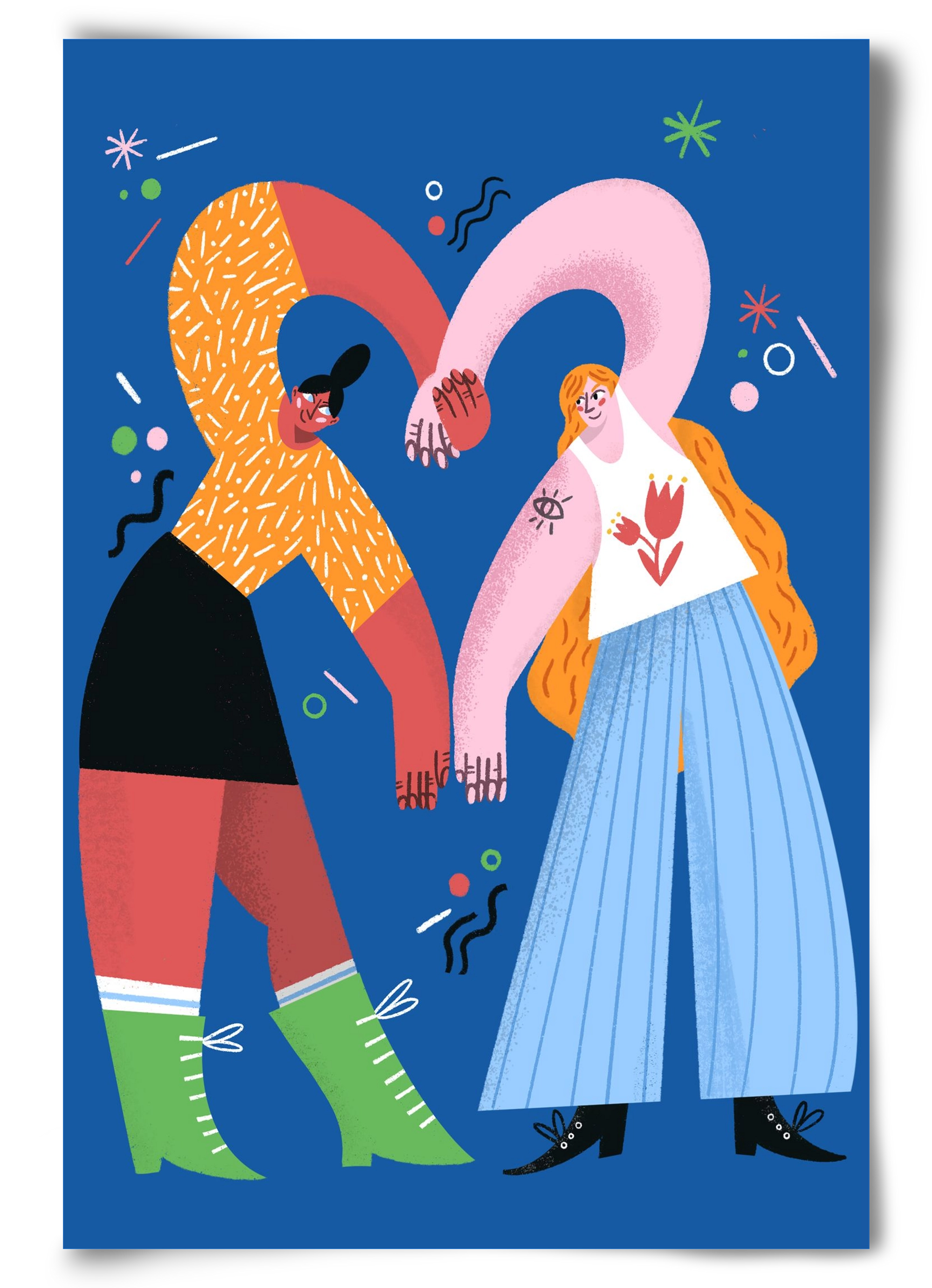 With A Little Help From My Friends, 60x90 cm, Keret nélkül