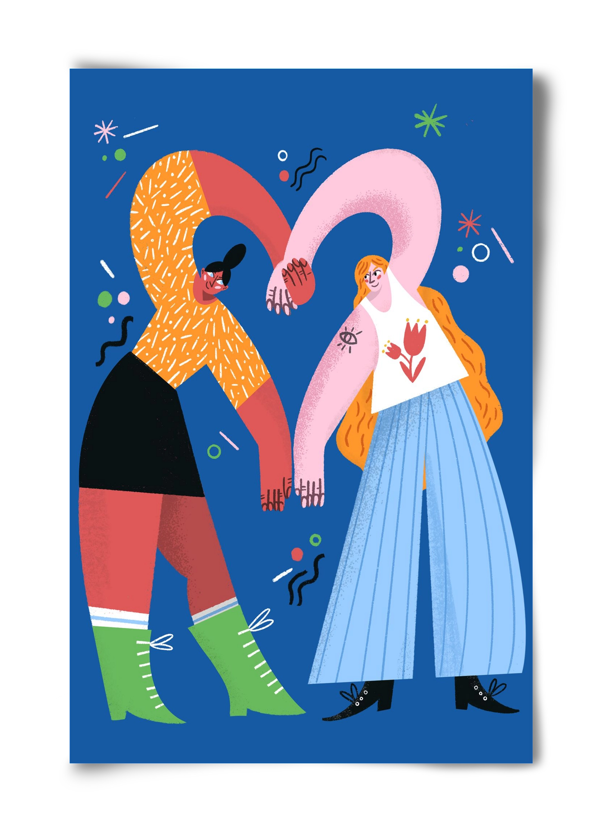 With A Little Help From My Friends, 40x60 cm, Keret nélkül