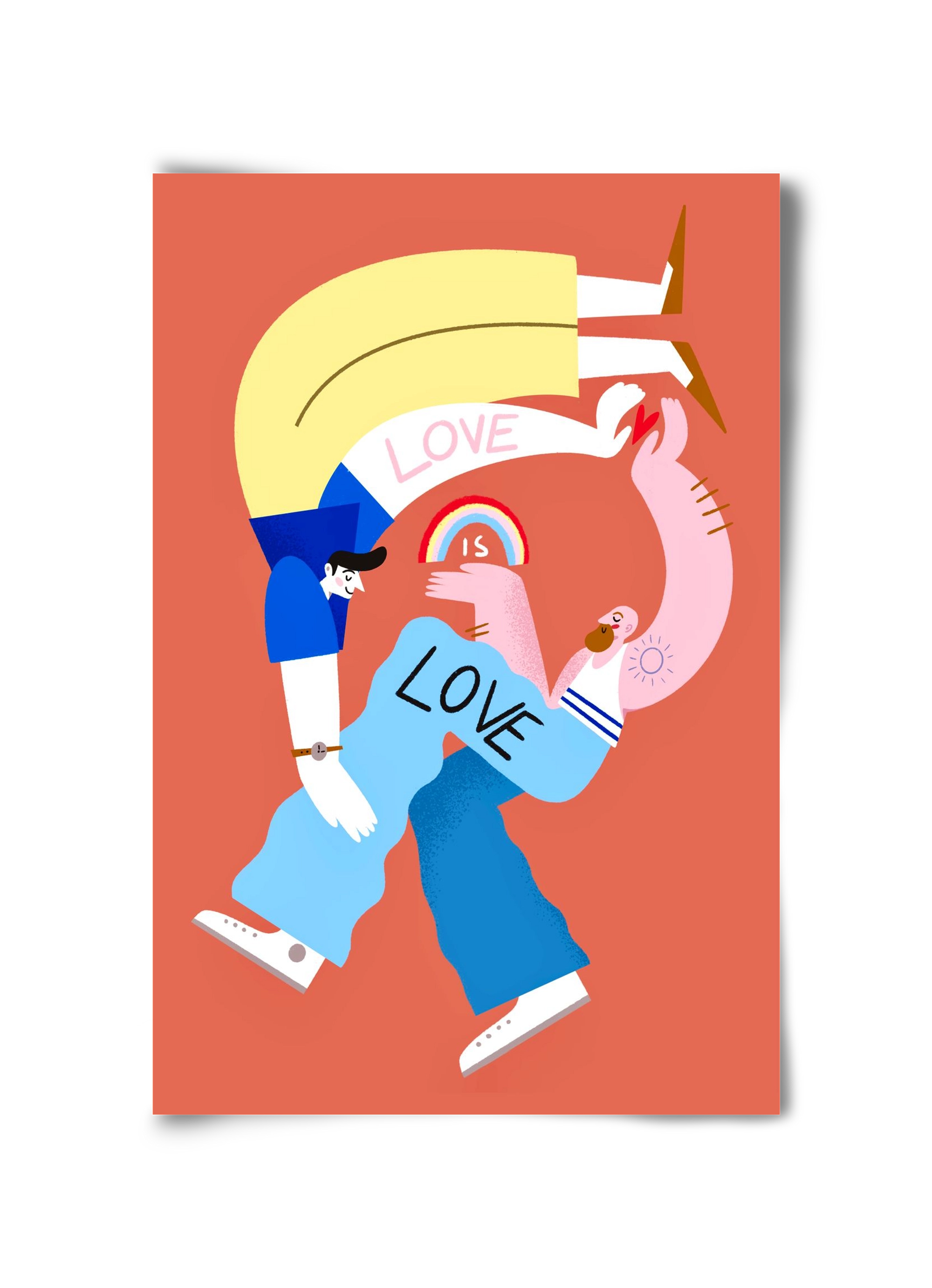 Love is Love, 30x45 cm, Keret nélkül