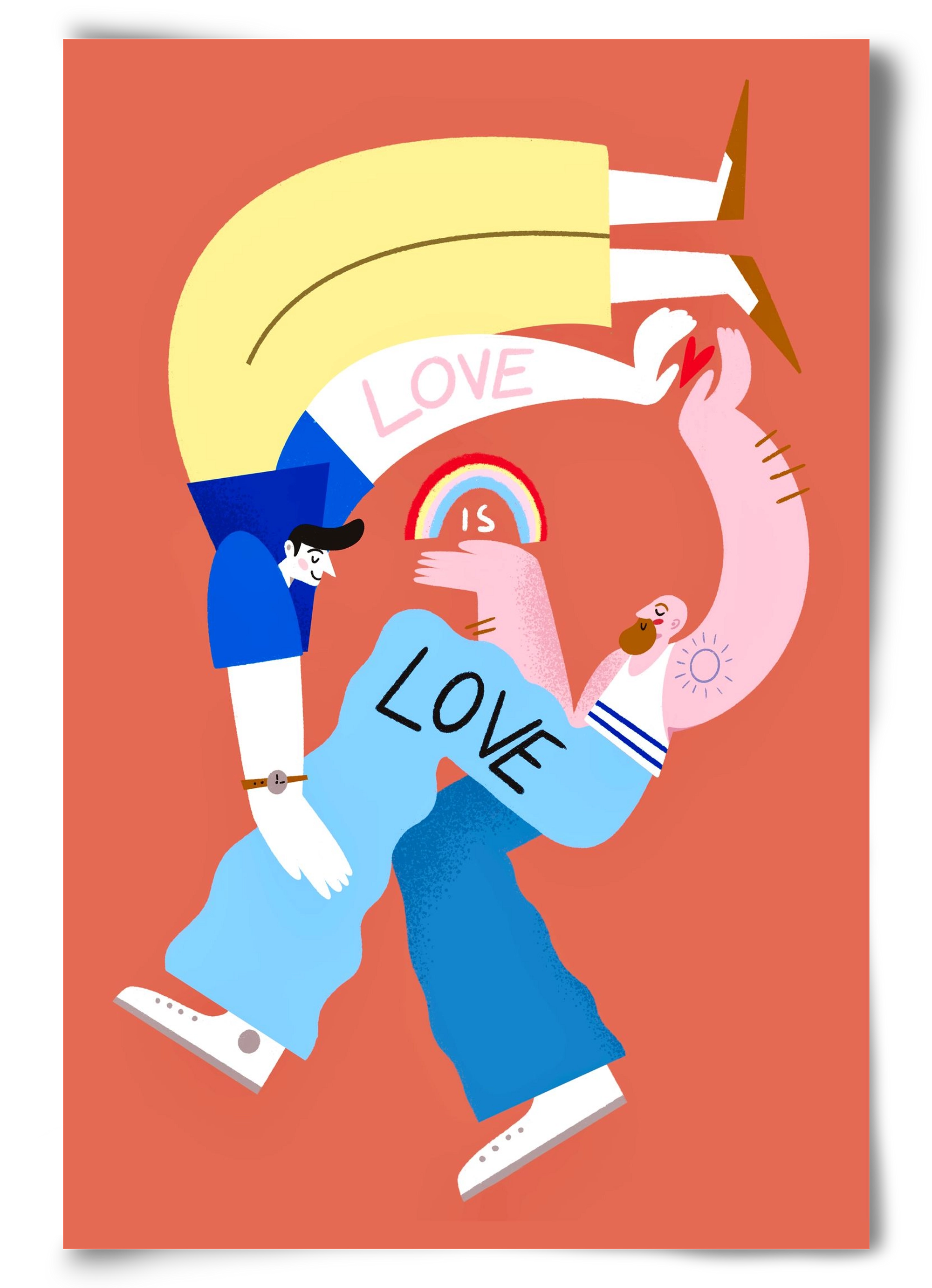 Love is Love, 60x90 cm, Keret nélkül