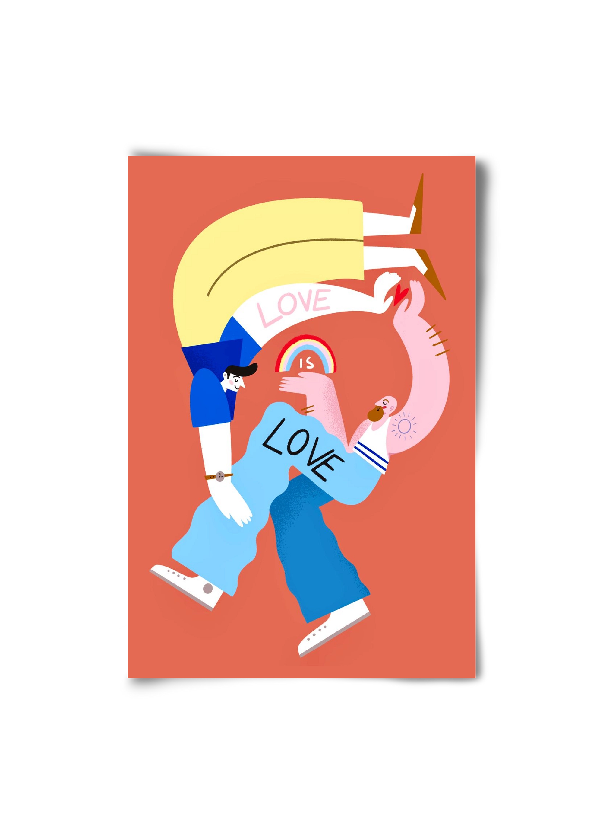 Love is Love, 20x30 cm, Keret nélkül