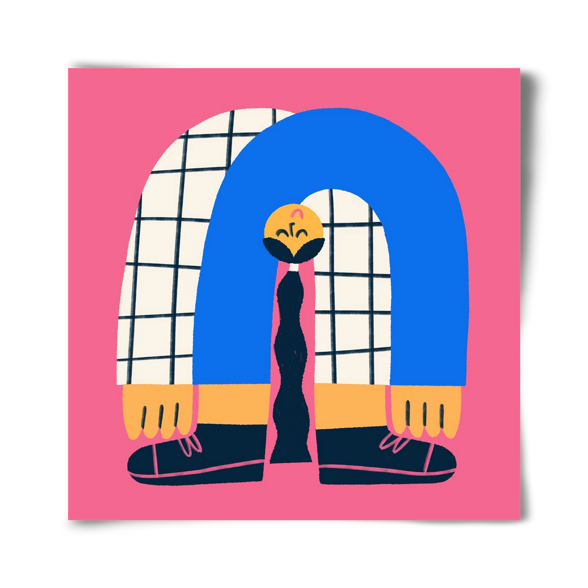 Upside Down, 40x40 cm, Keret nélkül