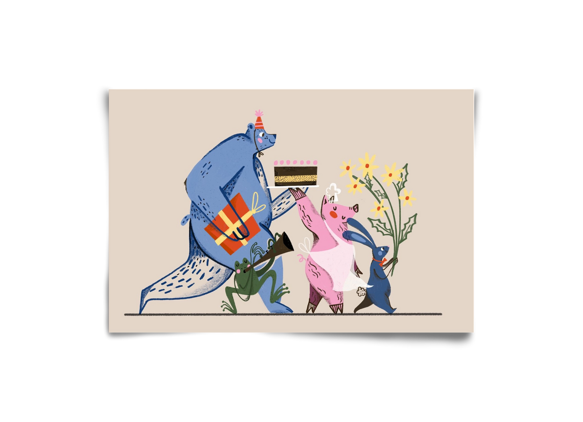 Greetings From The Forest, 30x20 cm, Keret nélkül