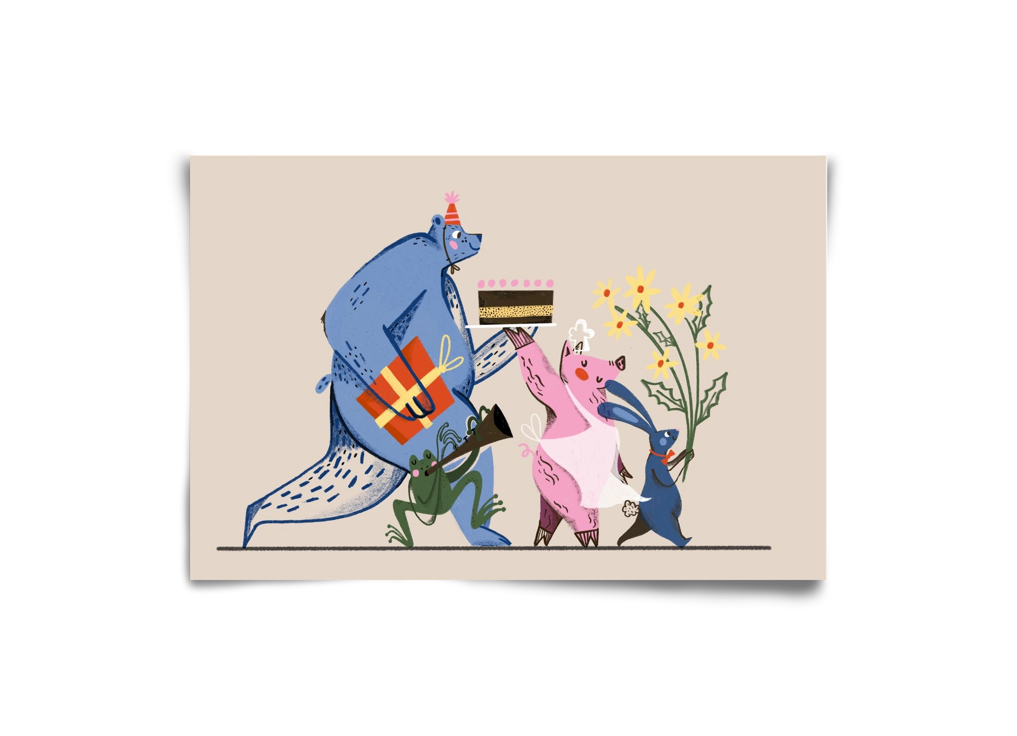 Greetings From The Forest, 30x20 cm, Keret nélkül