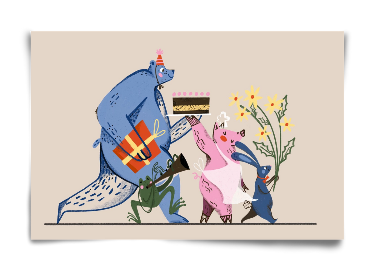 Greetings From The Forest, 60x40 cm, Keret nélkül