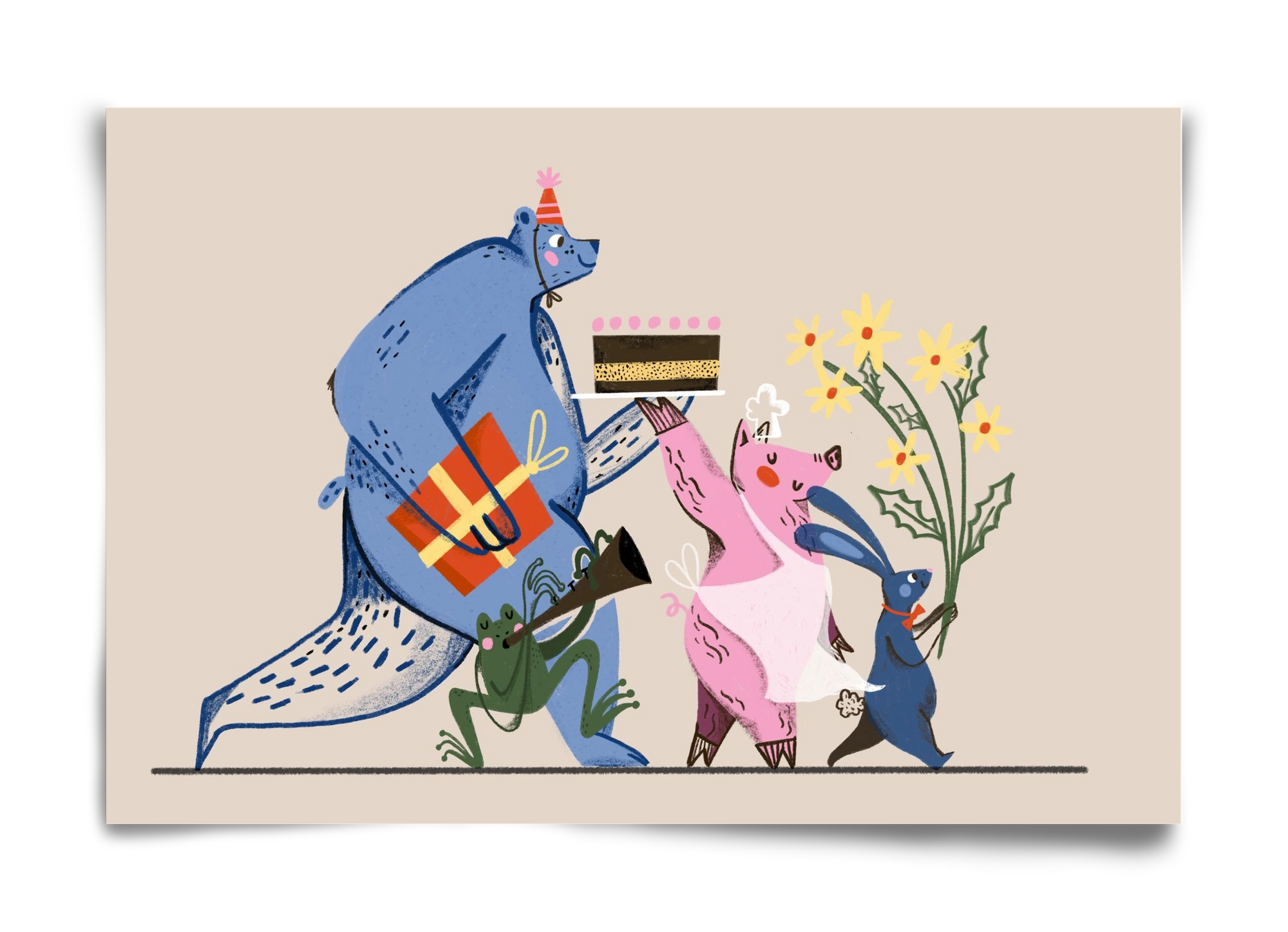 Greetings From The Forest, 60x40 cm, Keret nélkül