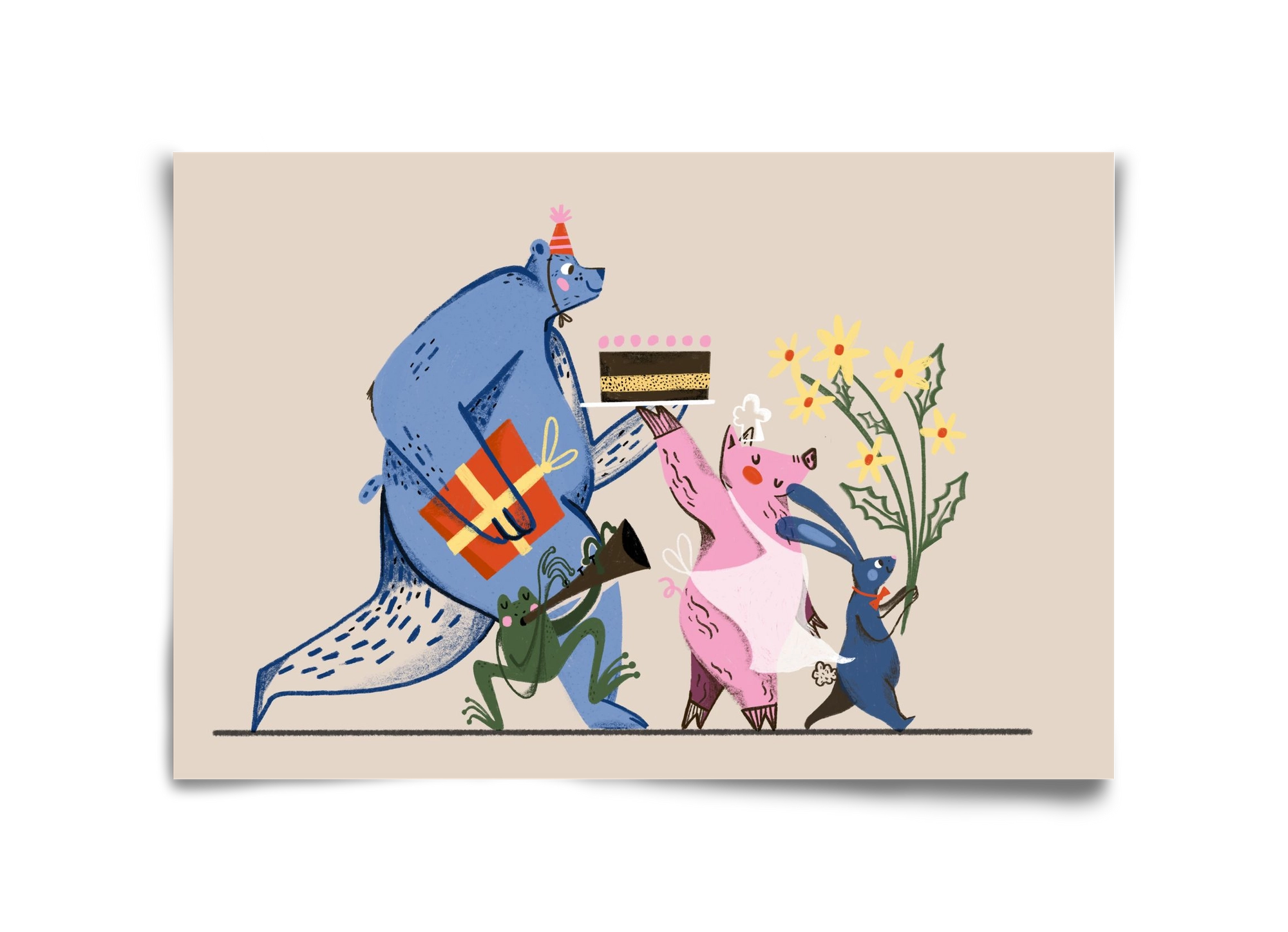 Greetings From The Forest, 45x30 cm, Keret nélkül