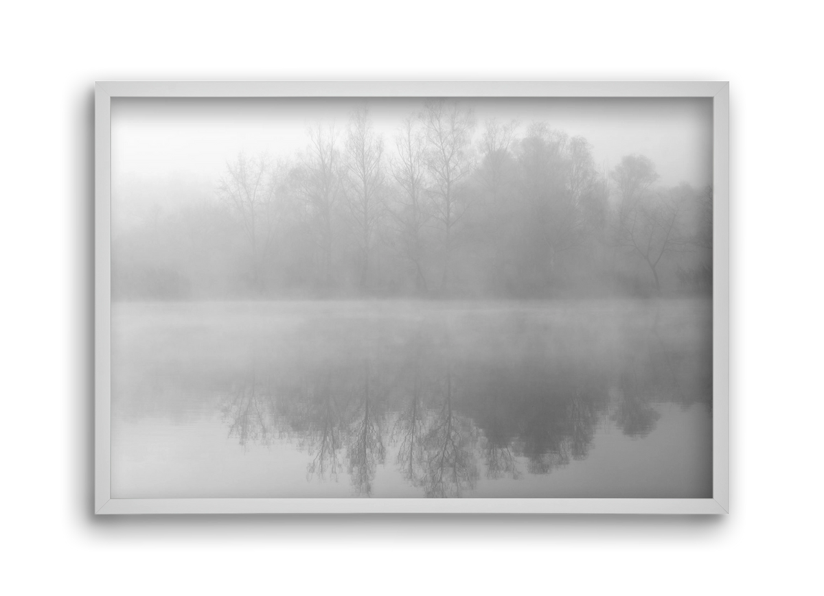 Busy Line, 45x30 cm (45x30 cm), Fehér keret