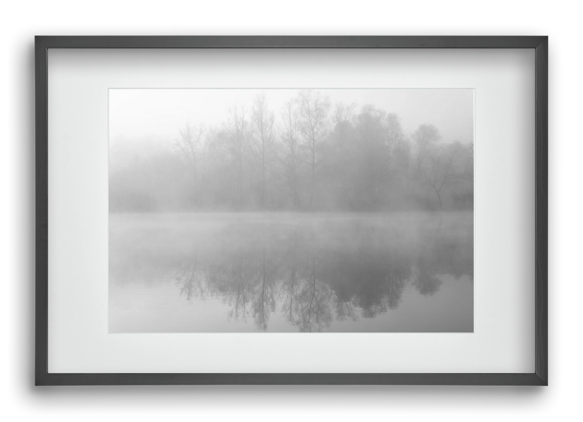 Busy Line, 60x40 cm (45x30 cm), Fekete keret, paszpartuval