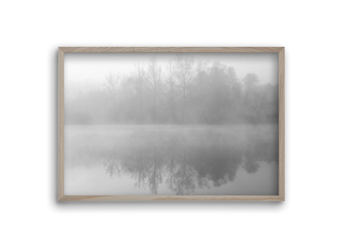 Busy Line, 30x20 cm (30x20 cm), Tölgy keret