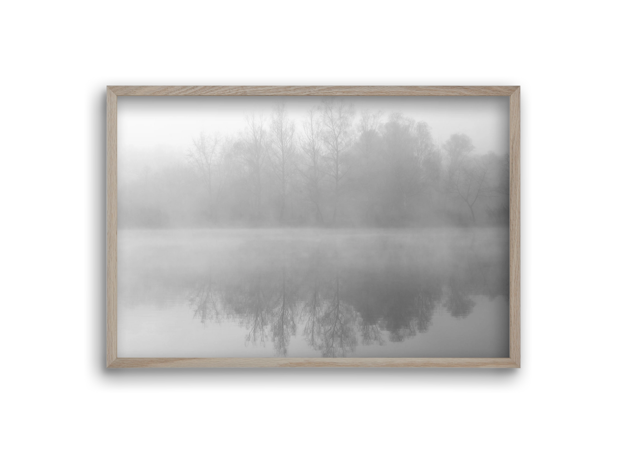 Busy Line, 30x20 cm (30x20 cm), Tölgy keret