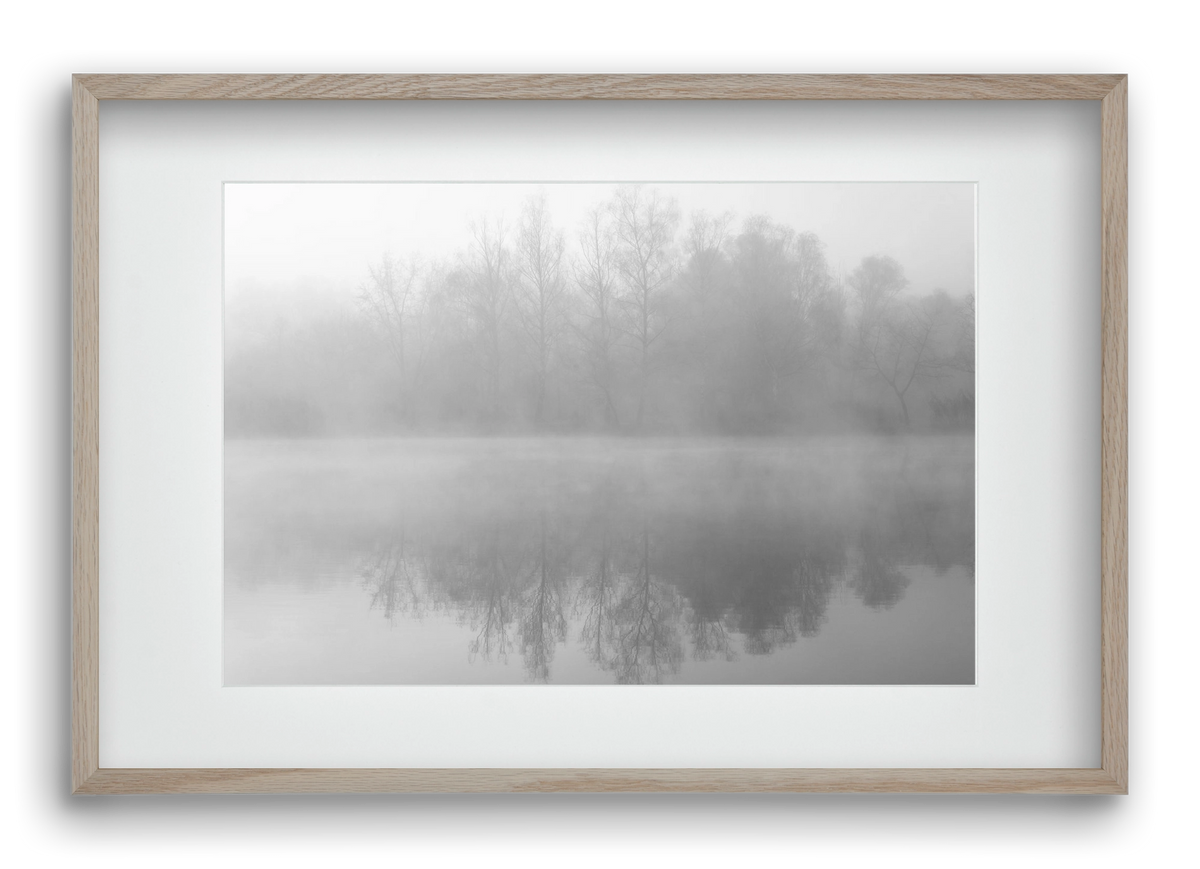 Busy Line, 60x40 cm (45x30 cm), Tölgy keret, paszpartuval