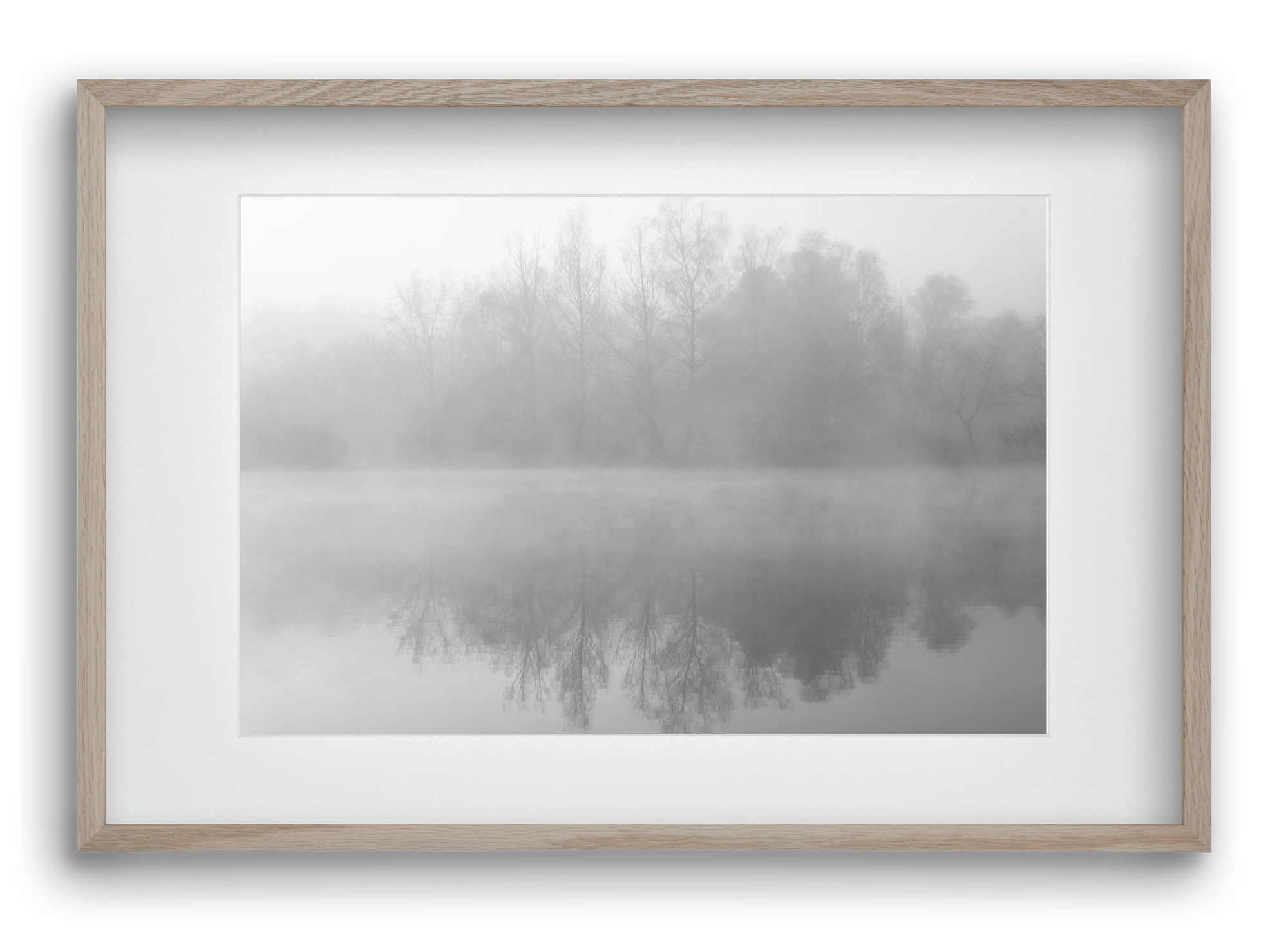 Busy Line, 60x40 cm (45x30 cm), Tölgy keret, paszpartuval