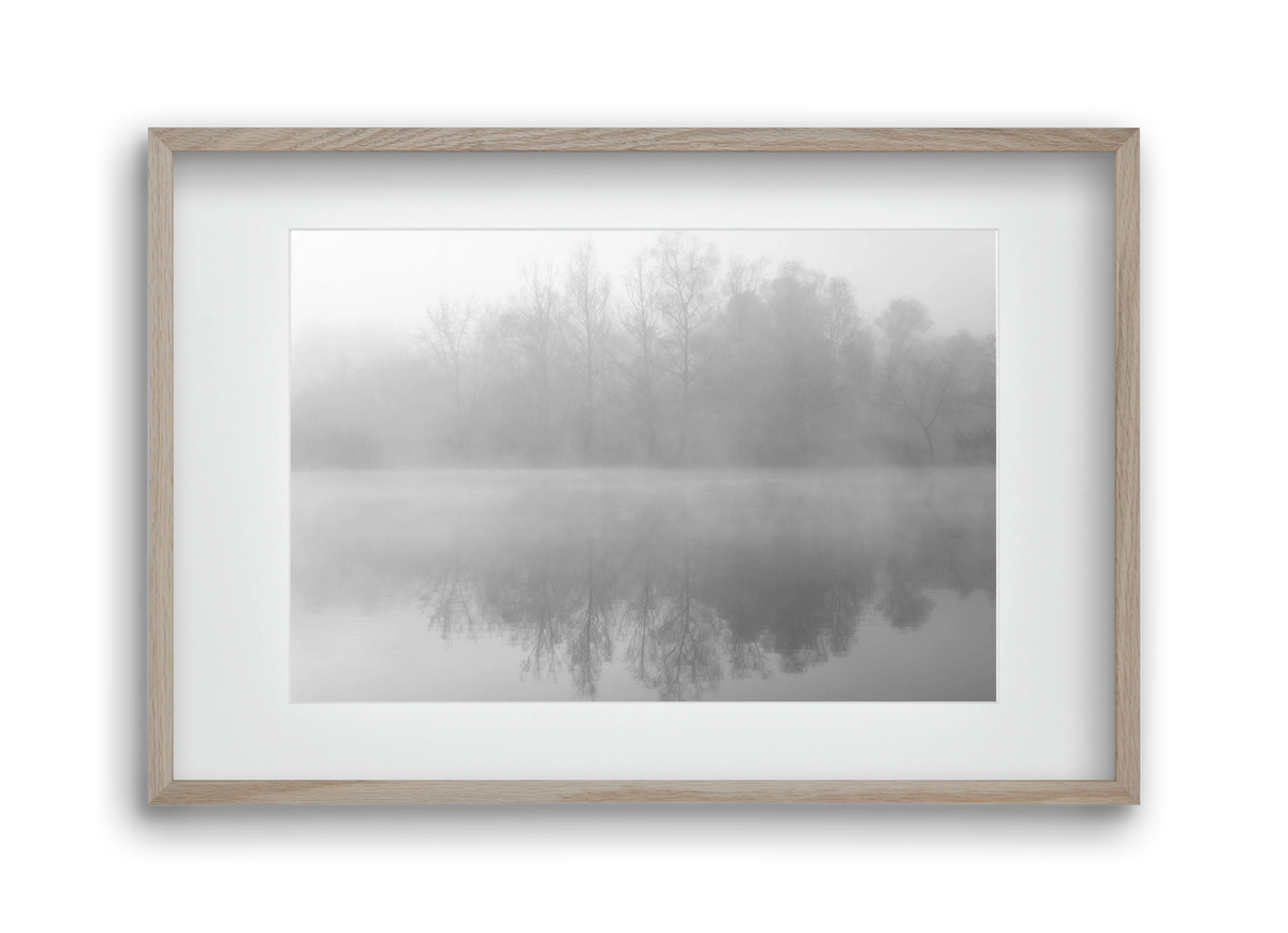 Busy Line, 45x30 cm (30x20 cm), Tölgy keret, paszpartuval