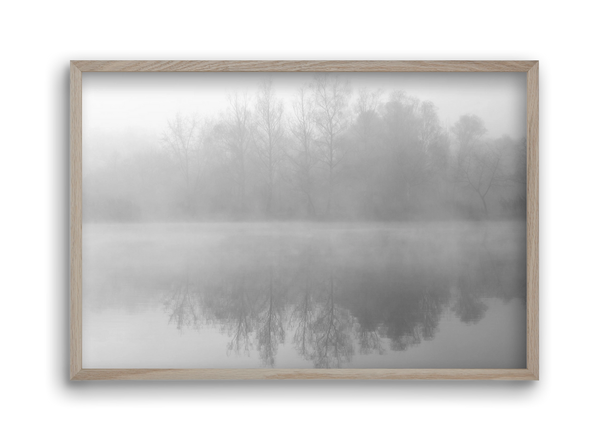 Busy Line, 45x30 cm (45x30 cm), Tölgy keret