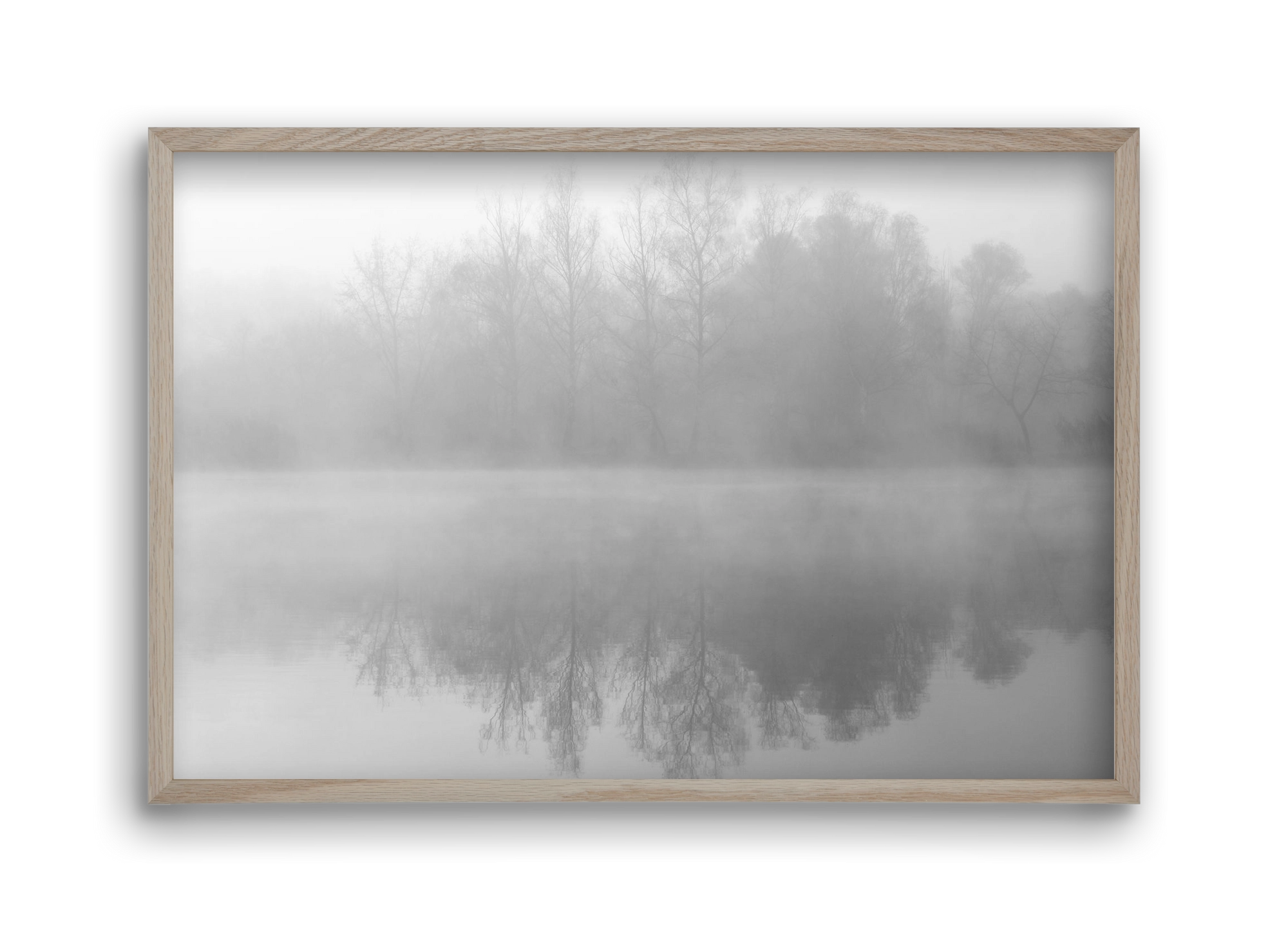 Busy Line, 45x30 cm (45x30 cm), Tölgy keret