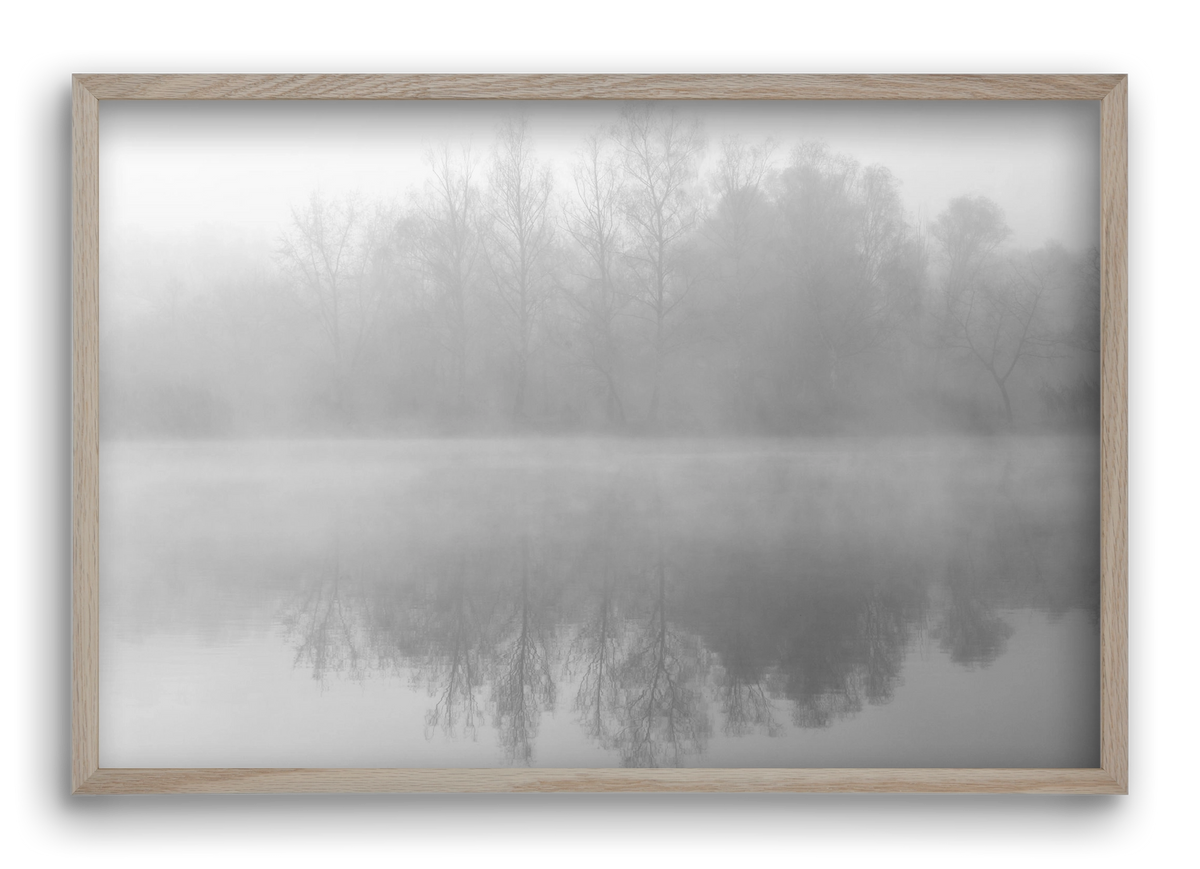 Busy Line, 60x40 cm (60x40 cm), Tölgy keret