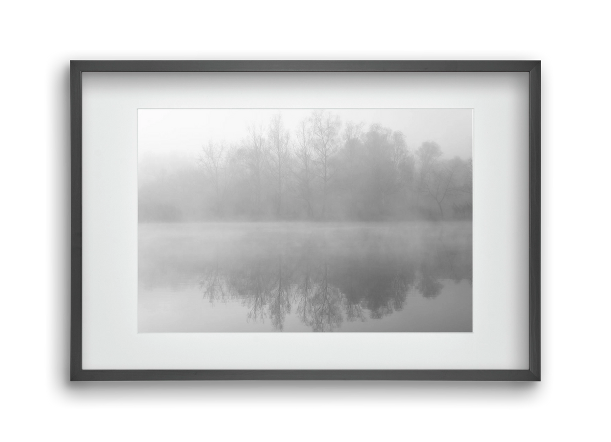 Busy Line, 45x30 cm (30x20 cm), Fekete keret, paszpartuval