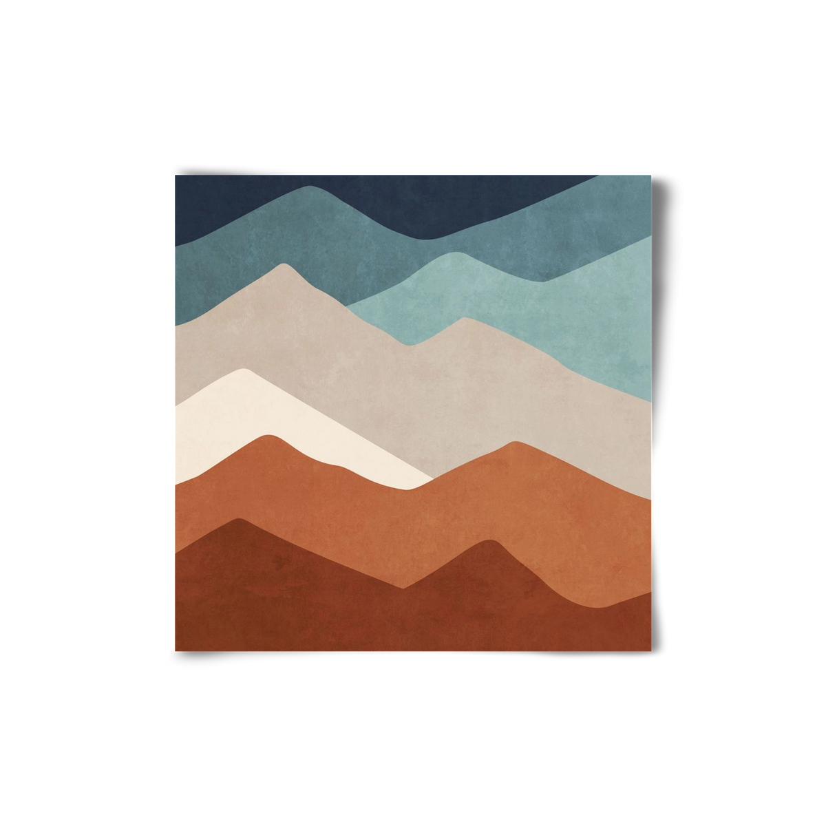 MINIMAL TROPICAL ART - LANDSCAPE 03, 20x20 cm, Keret nélkül