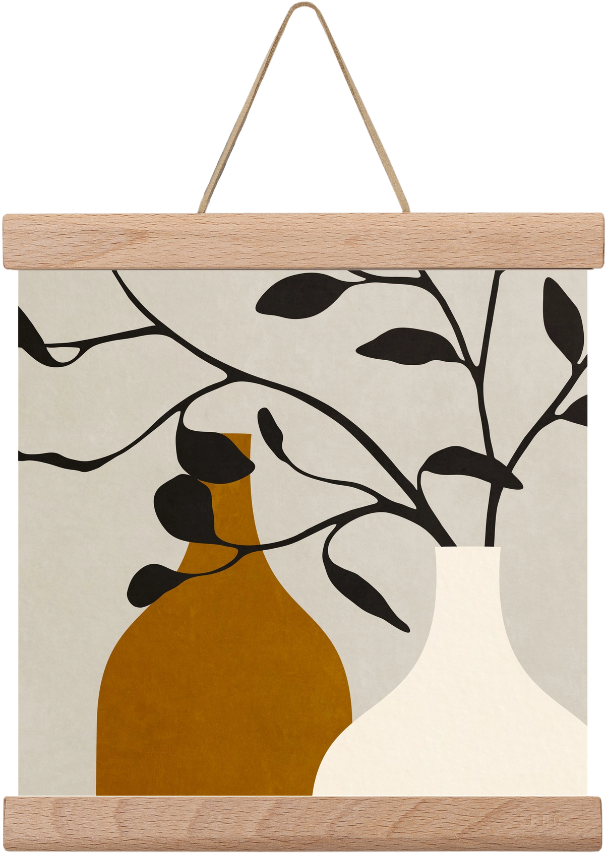 MINIMAL  ART -  VASES 01, 20x20 cm (20x20 cm), Tölgy akasztó