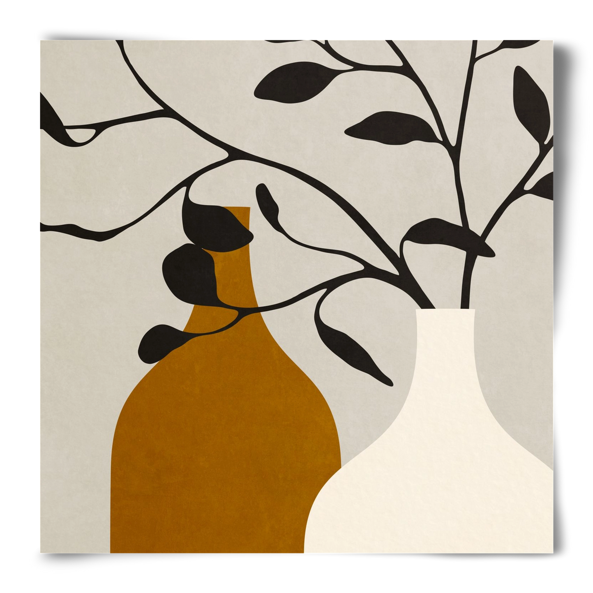 MINIMAL  ART -  VASES 01, 50x50 cm, Keret nélkül