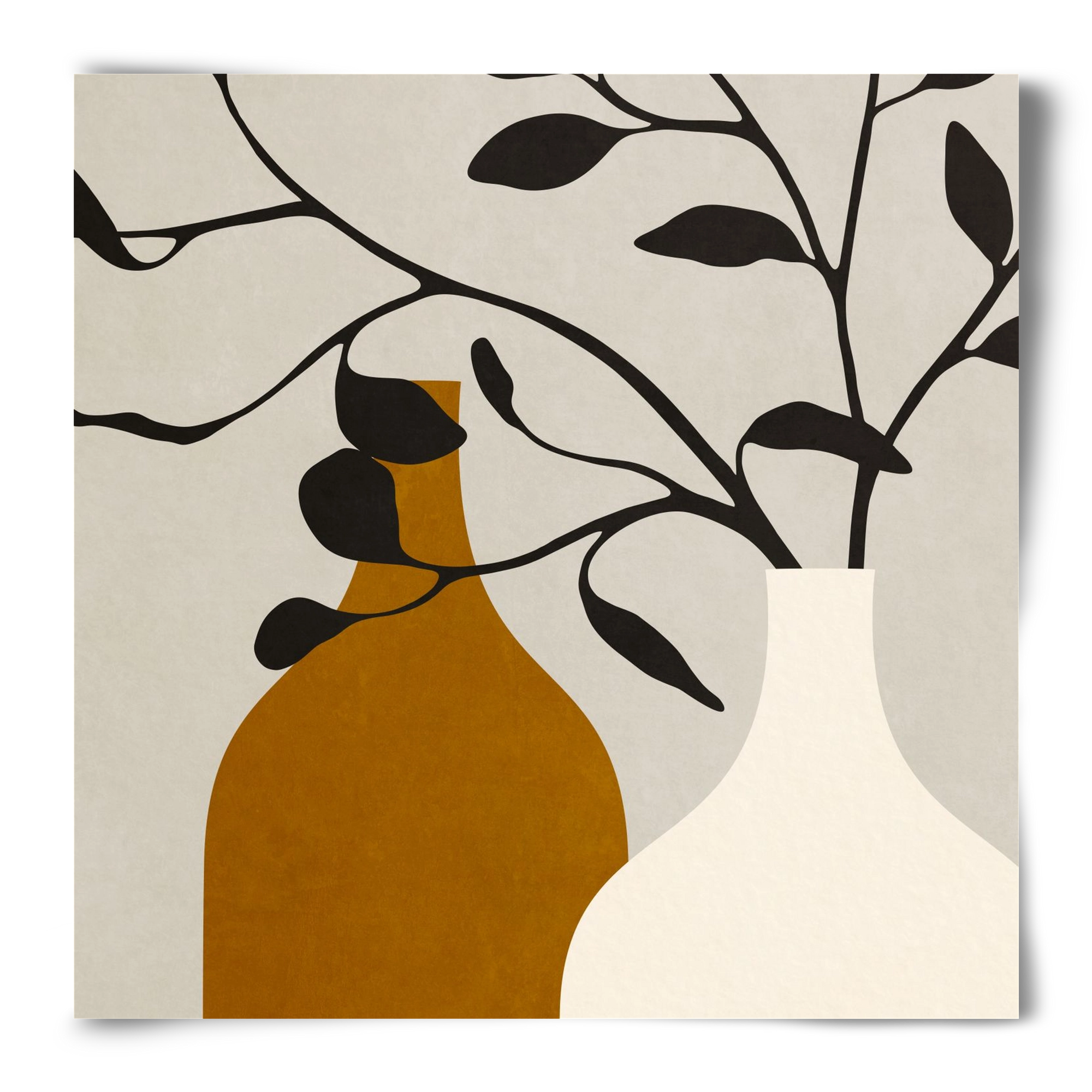 MINIMAL  ART -  VASES 01, 50x50 cm, Keret nélkül