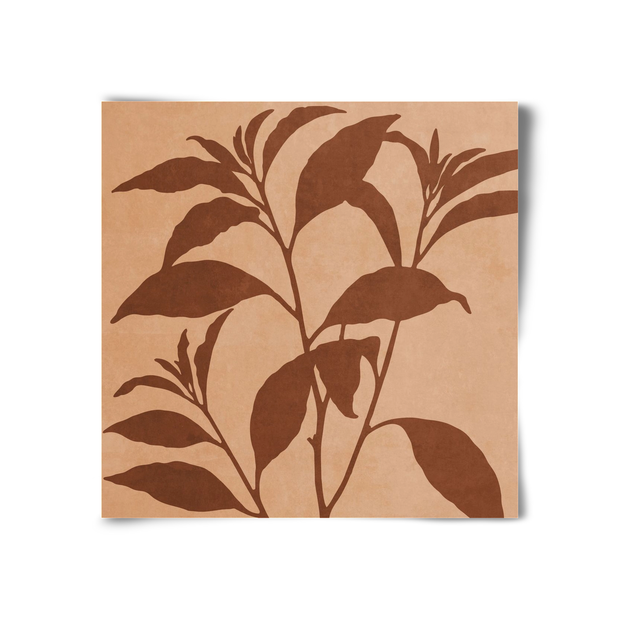 MINIMAL  ART -  TROPICAL LEAVES 04, 30x30 cm, Keret nélkül