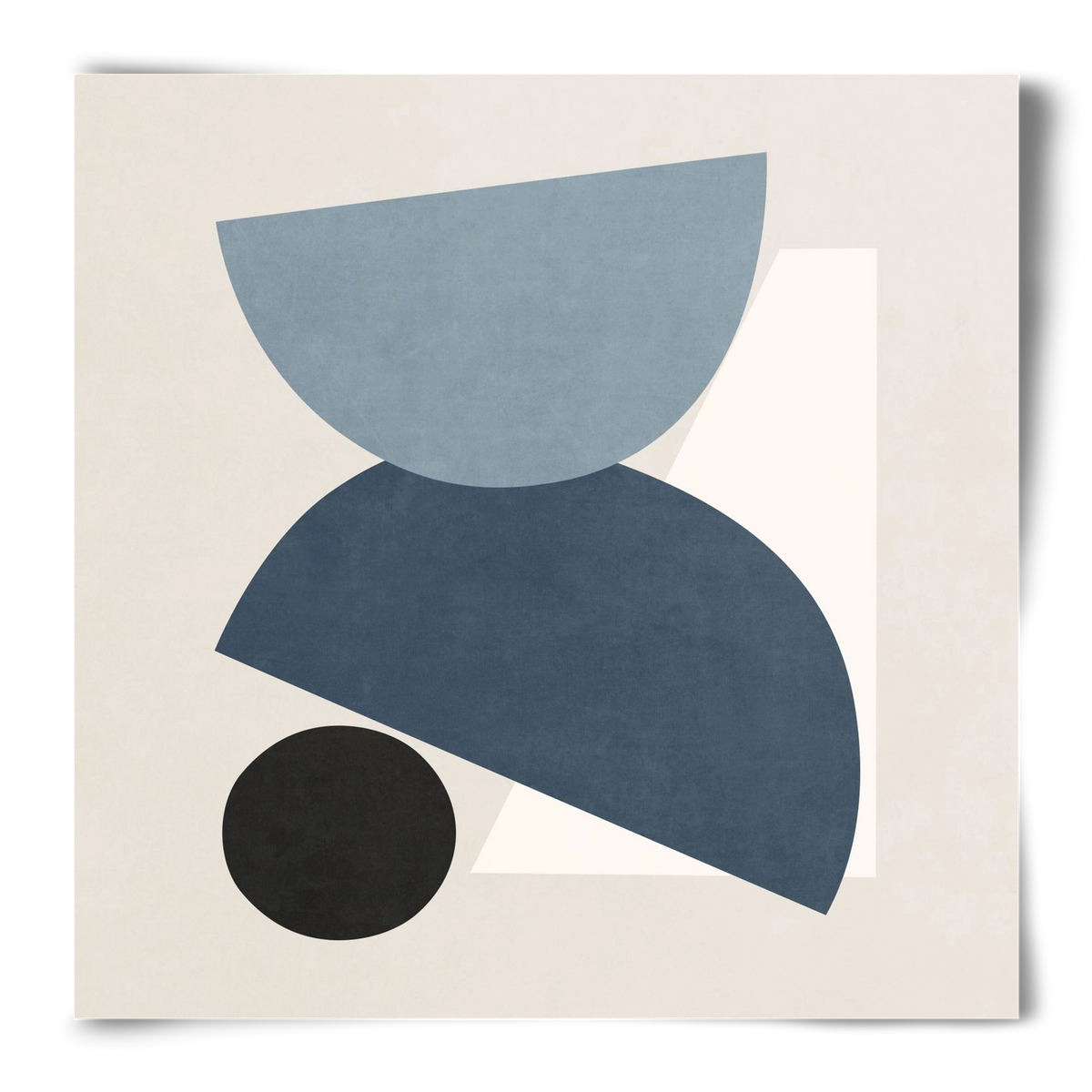 MINIMAL  ART - GEOMETRIC SHAPES 01, 50x50 cm, Keret nélkül