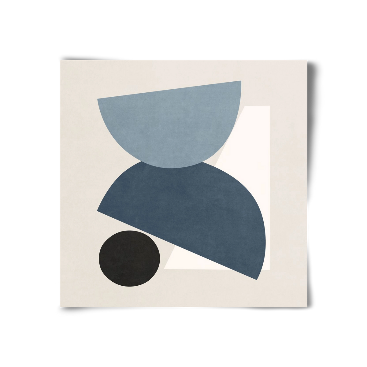 MINIMAL  ART - GEOMETRIC SHAPES 01, 30x30 cm, Keret nélkül