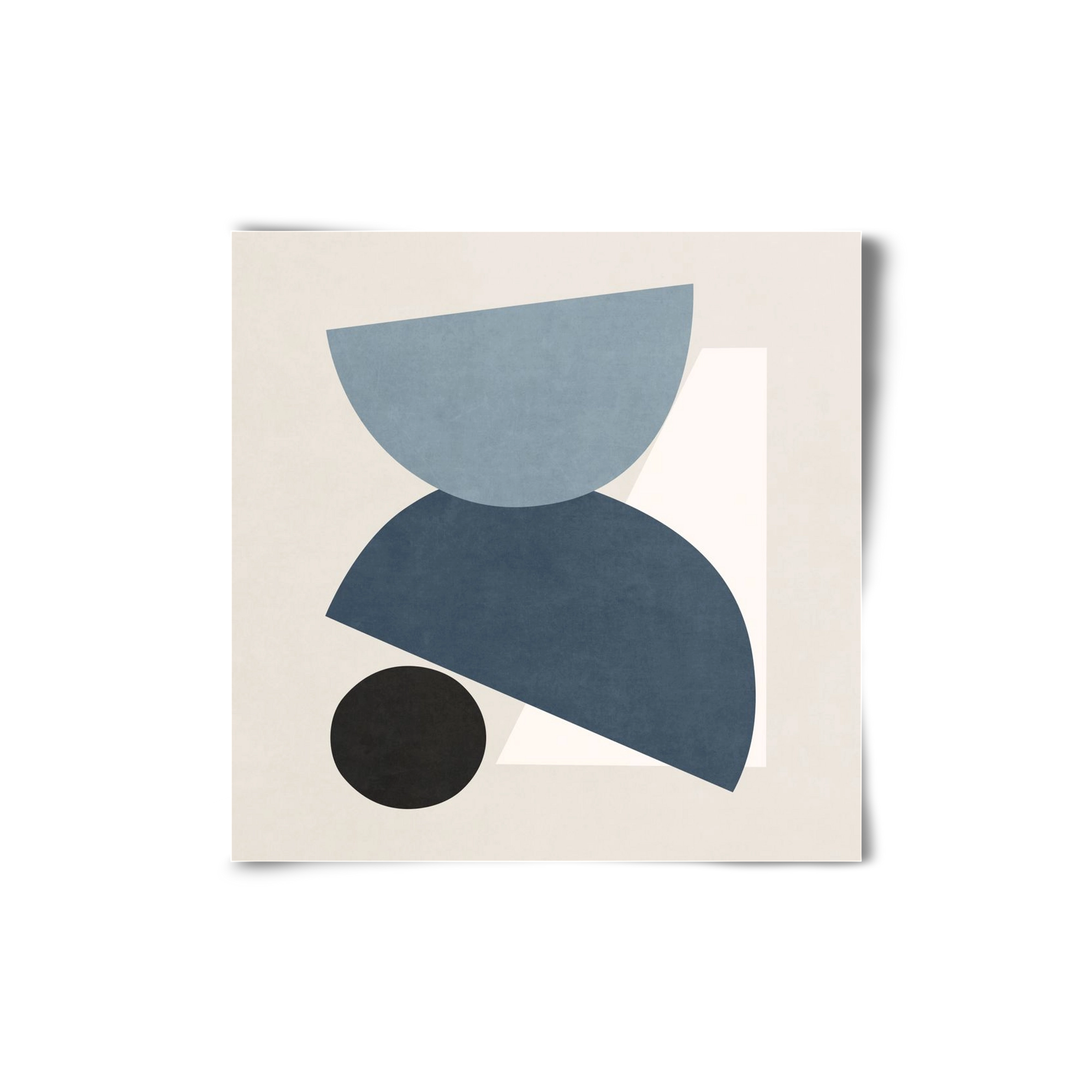 MINIMAL  ART - GEOMETRIC SHAPES 01, 20x20 cm, Keret nélkül